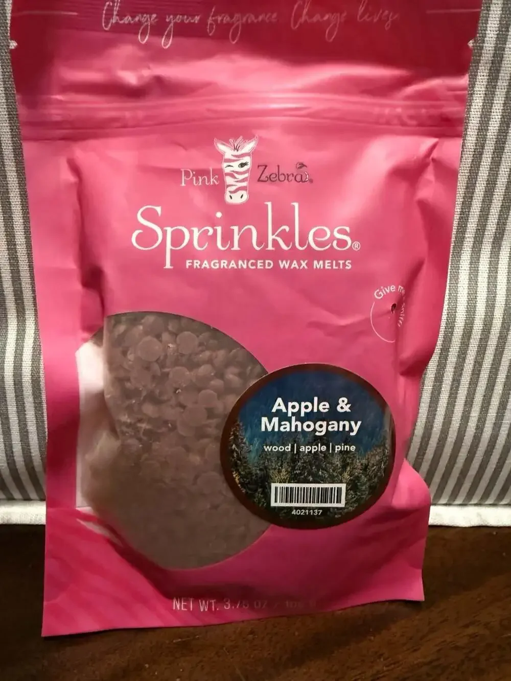 Pink Zebra Sprinkles Fragranced Wax Melts - Apple & Mahogany
